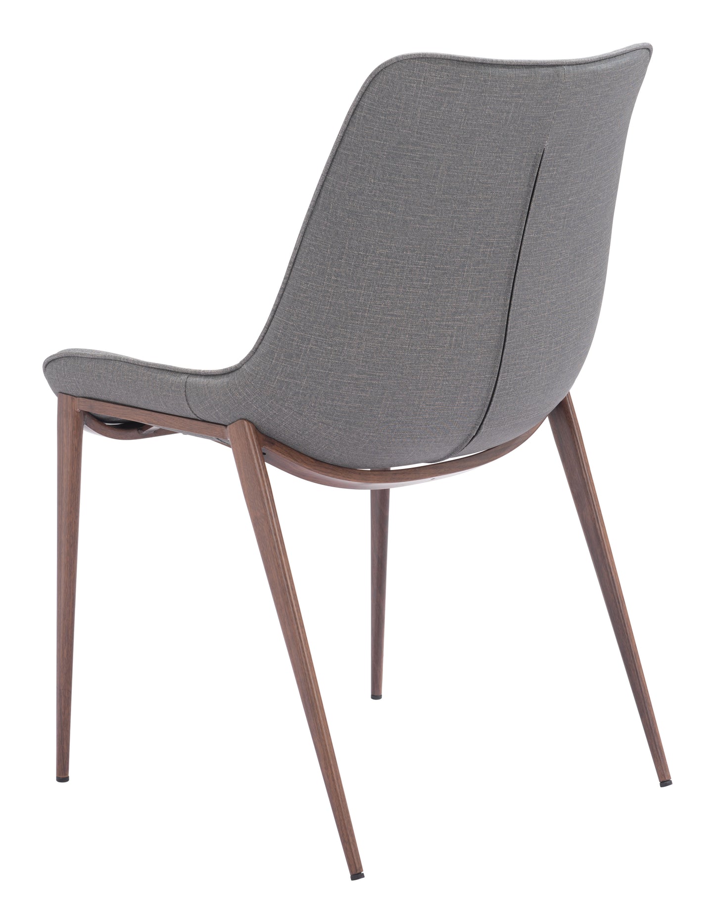 MAGNUS DINING CHAIR SLATE GRAY & WALNUT