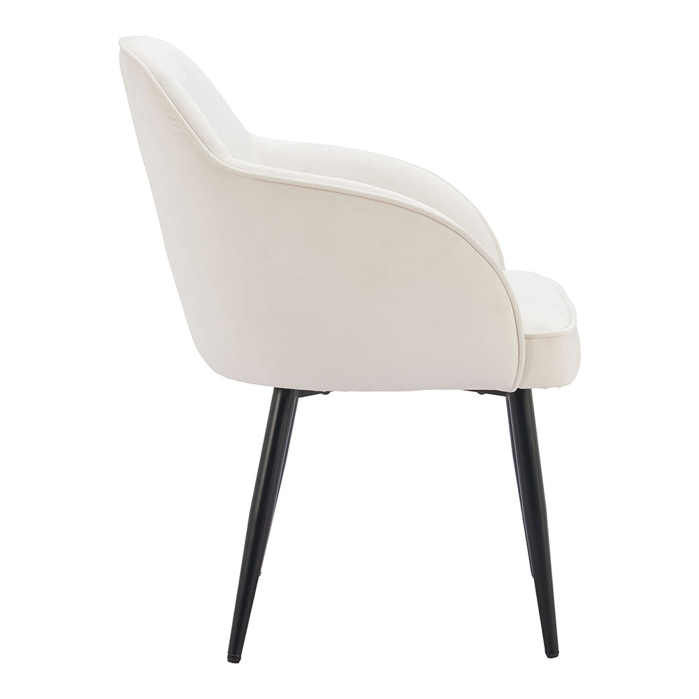 JOLIE DINING CHAIR IVORY