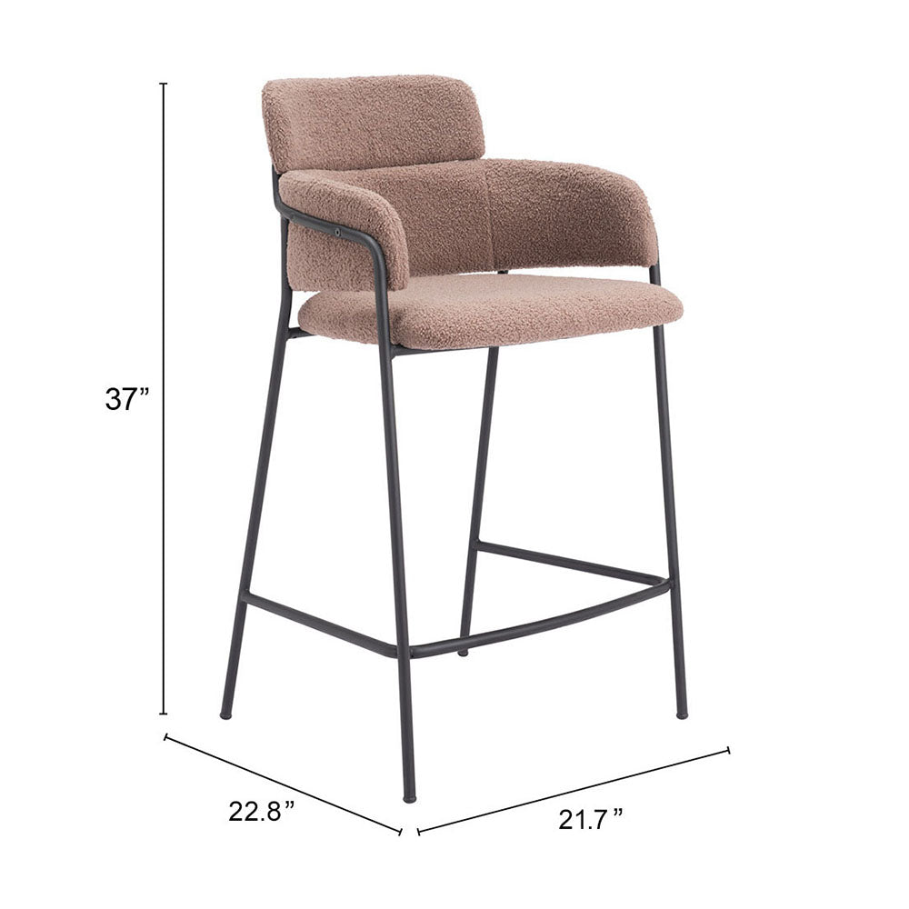 MARCEL COUNTER STOOL BROWN