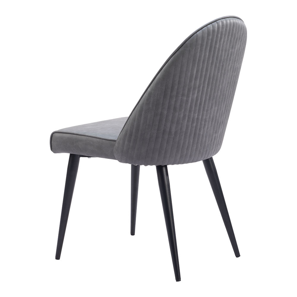 SILLOTH ARMLESS DINING CHAIR GRAY