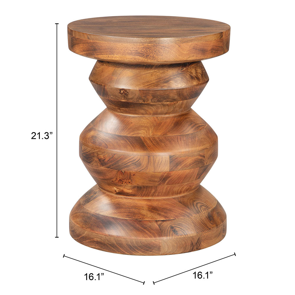 KERALA SIDE TABLE WALNUT