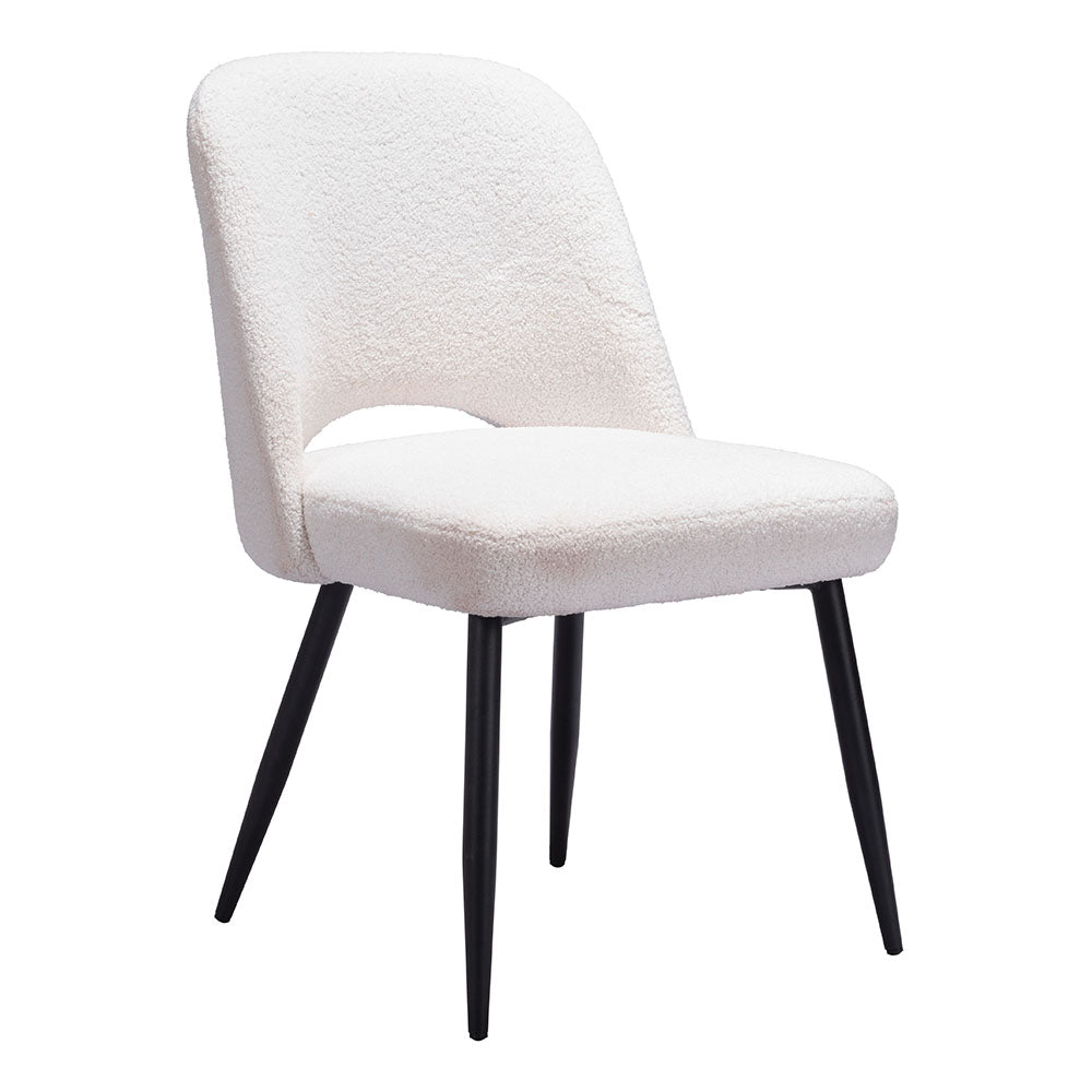 TEDDY DINING CHAIR IVORY