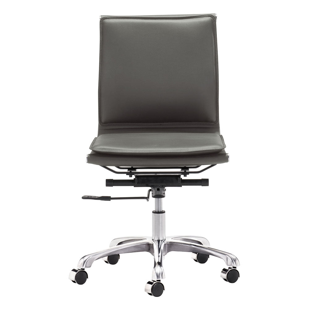 LIDER PLUS ARMLESS OFFICE CHAIR GRAY