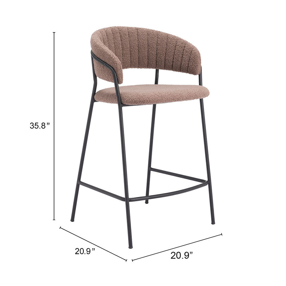 JOSEPHINE COUNTER STOOL BROWN