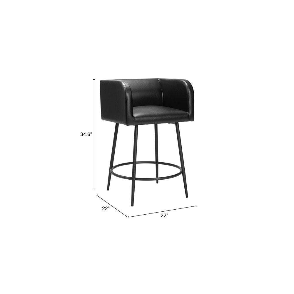 HORBAT COUNTER STOOL BLACK