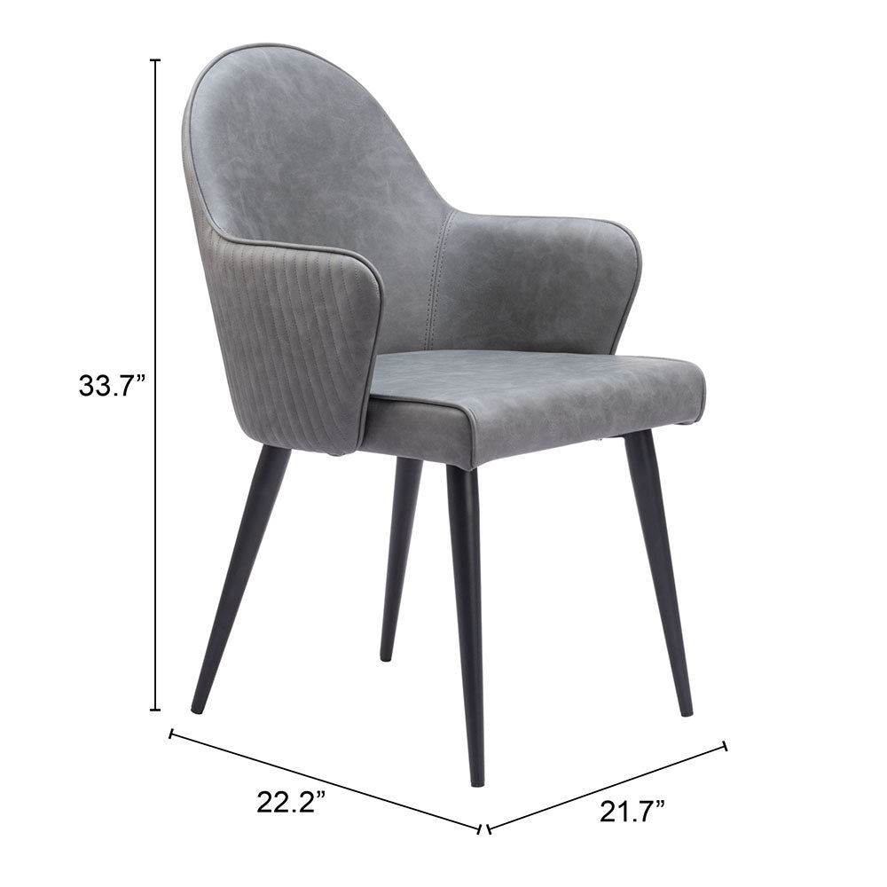 SILLOTH DINING CHAIR GRAY