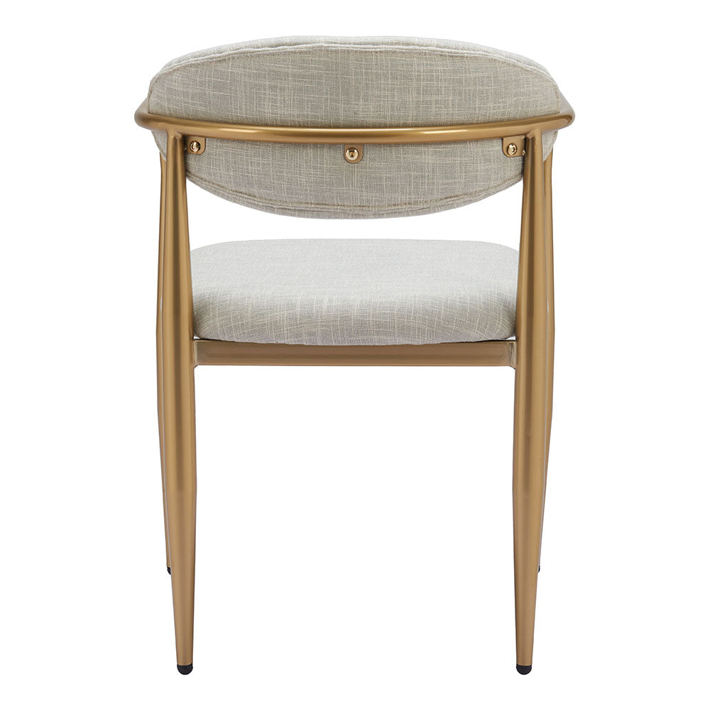 ZENS DINING CHAIR QUILL GRAY