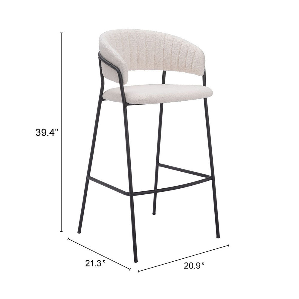 JOSEPHINE BARSTOOL CREAM