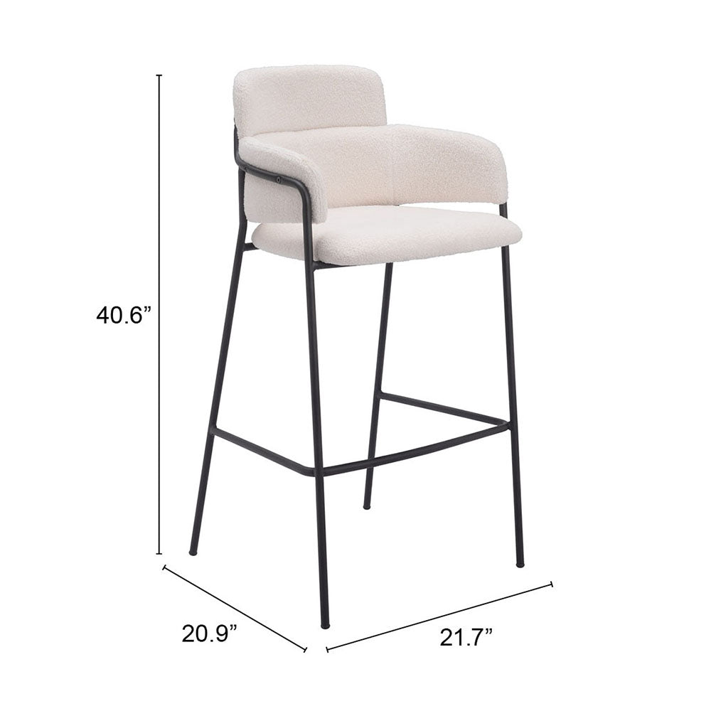 MARCEL BARSTOOL CREAM