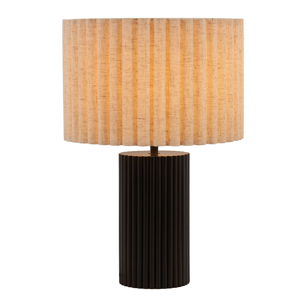 AURORA TABLE LAMP BEIGE & BLACK