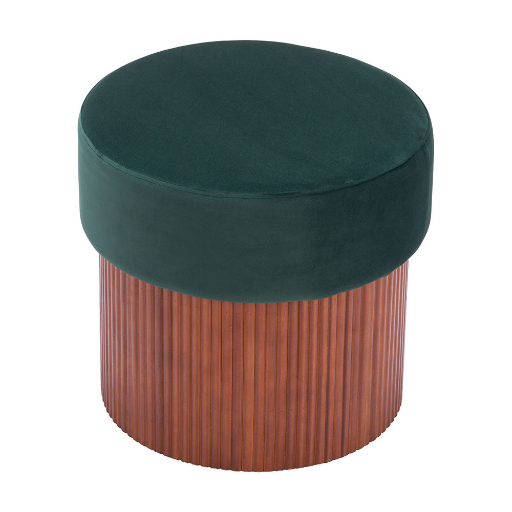 BOTO STORAGE OTTOMAN GREEN