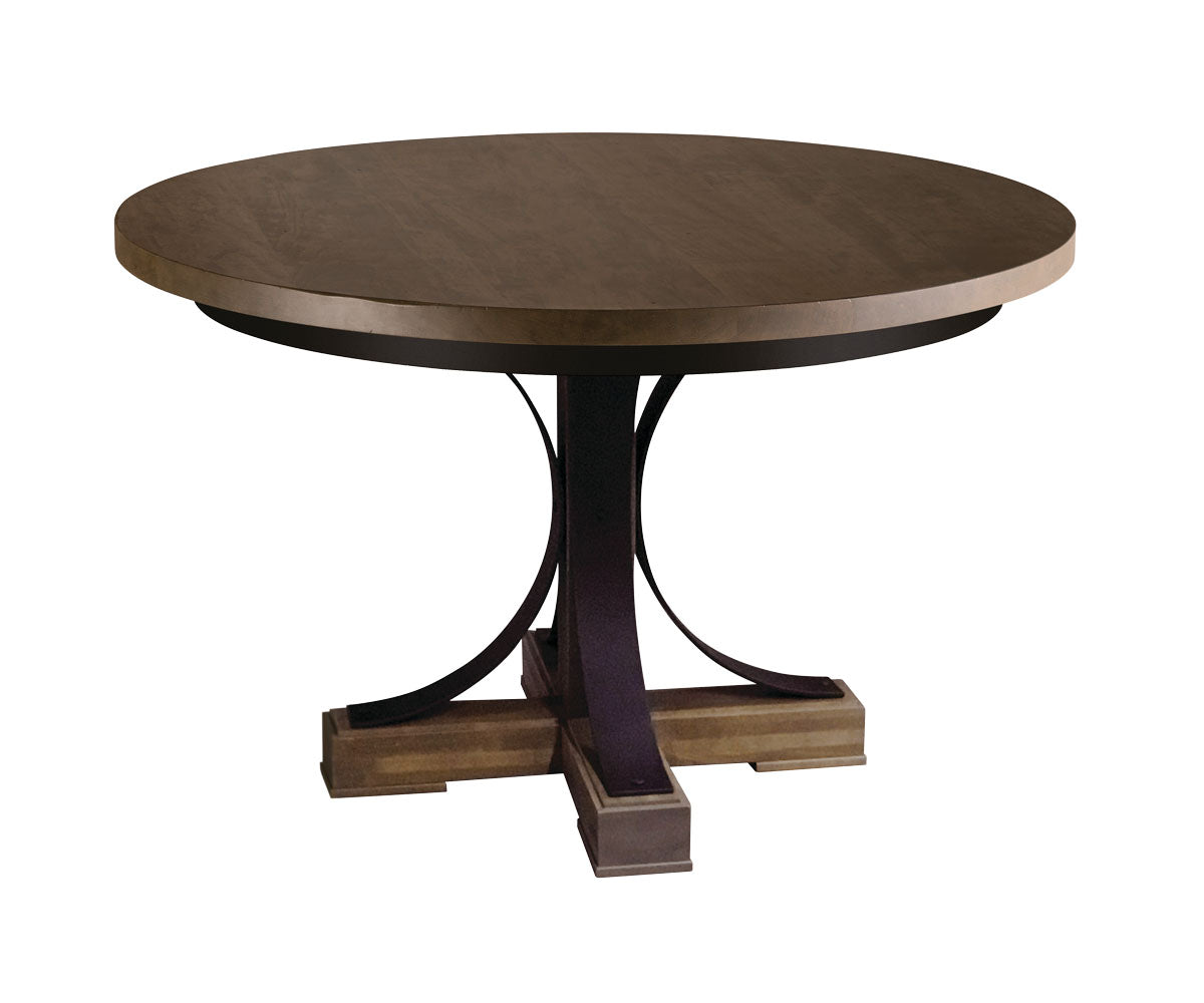 STUDIO ROUND DINING TABLE WITH PEDESTAL BASE