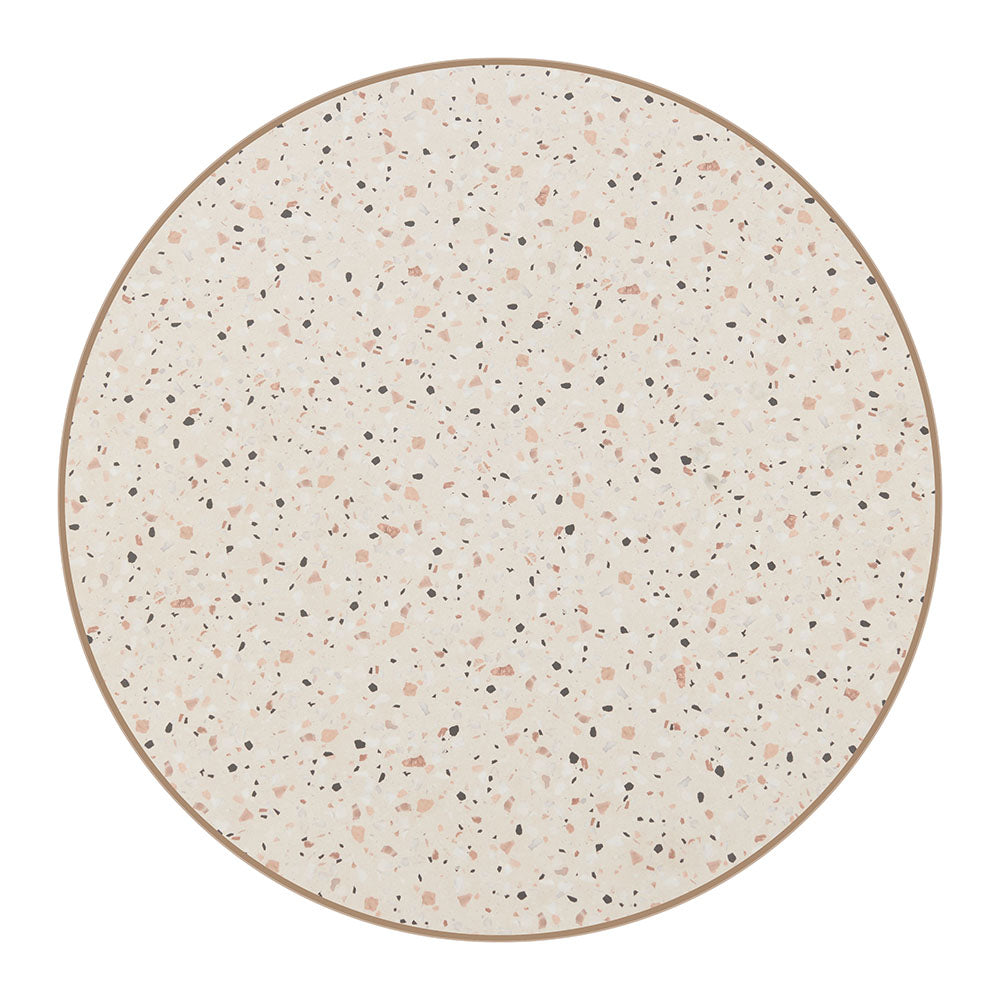 BITE BAR TABLE BEIGE & GOLD