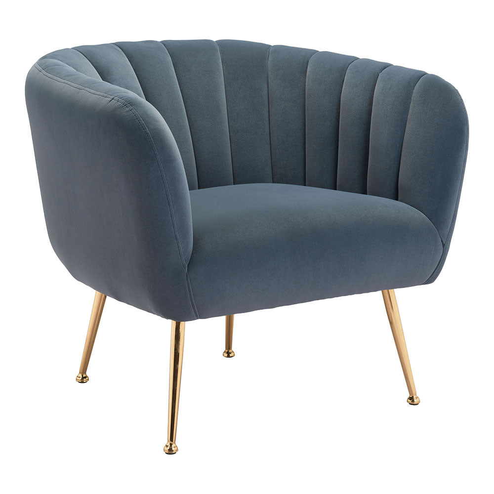 DECO ACCENT CHAIR GRAY