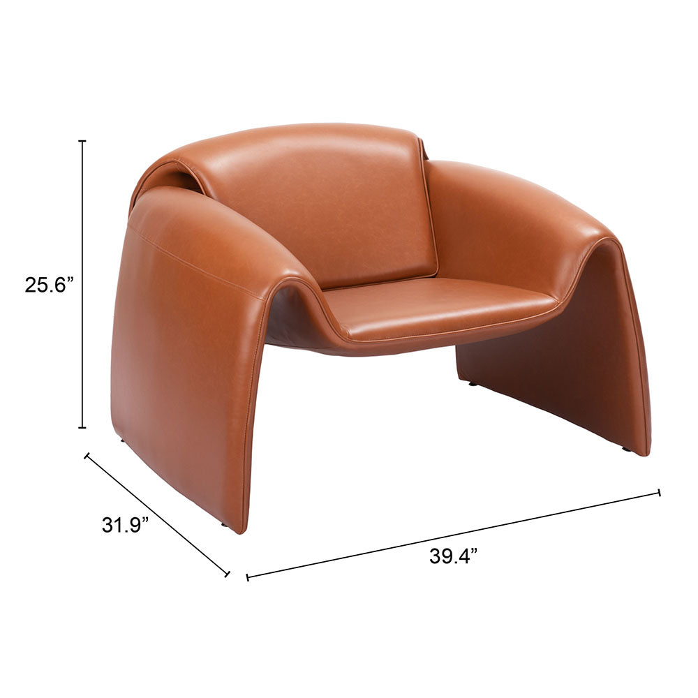 HORTEN ACCENT CHAIR BROWN