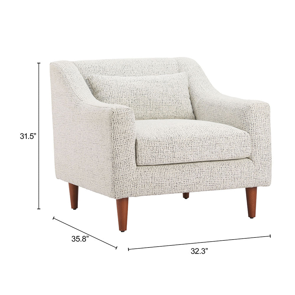 KOSELI ARMCHAIR PEWTER GRAY