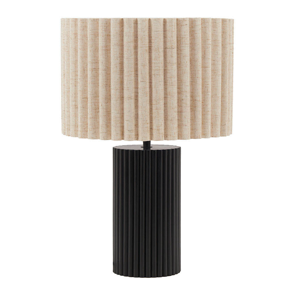 AURORA TABLE LAMP BEIGE & BLACK