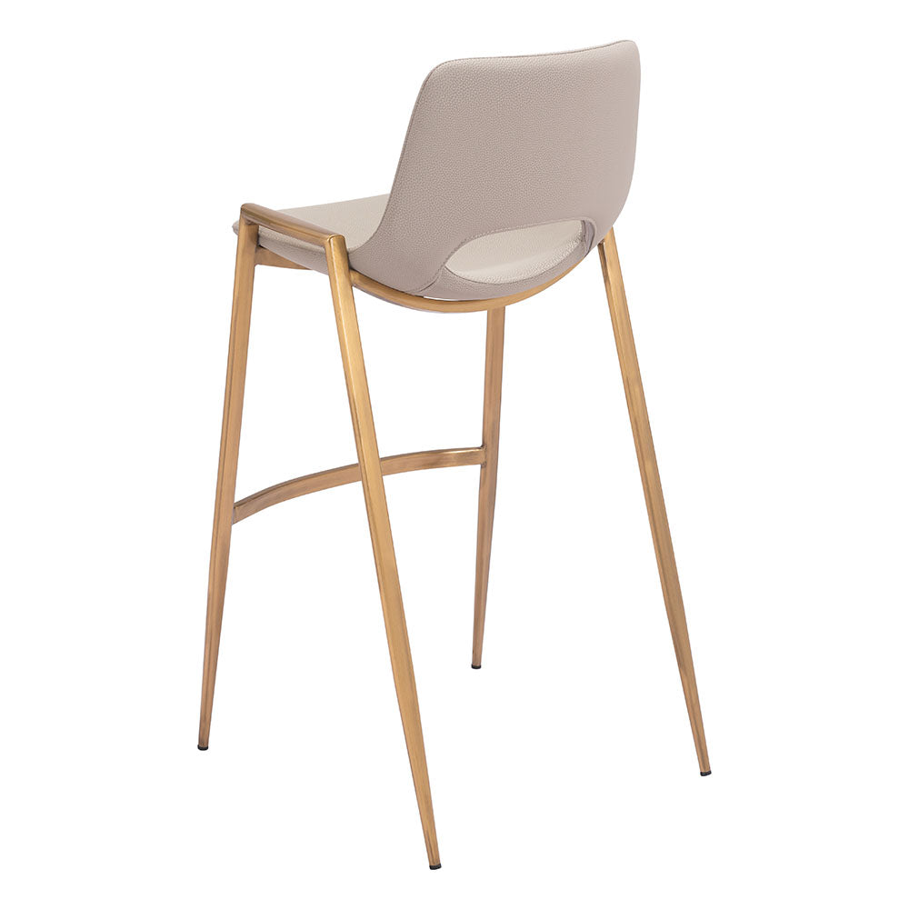 DESI BARSTOOL BEIGE & GOLD