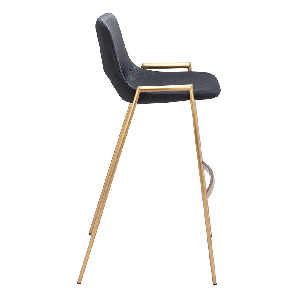 DESI BARSTOOL BLACK & GOLD