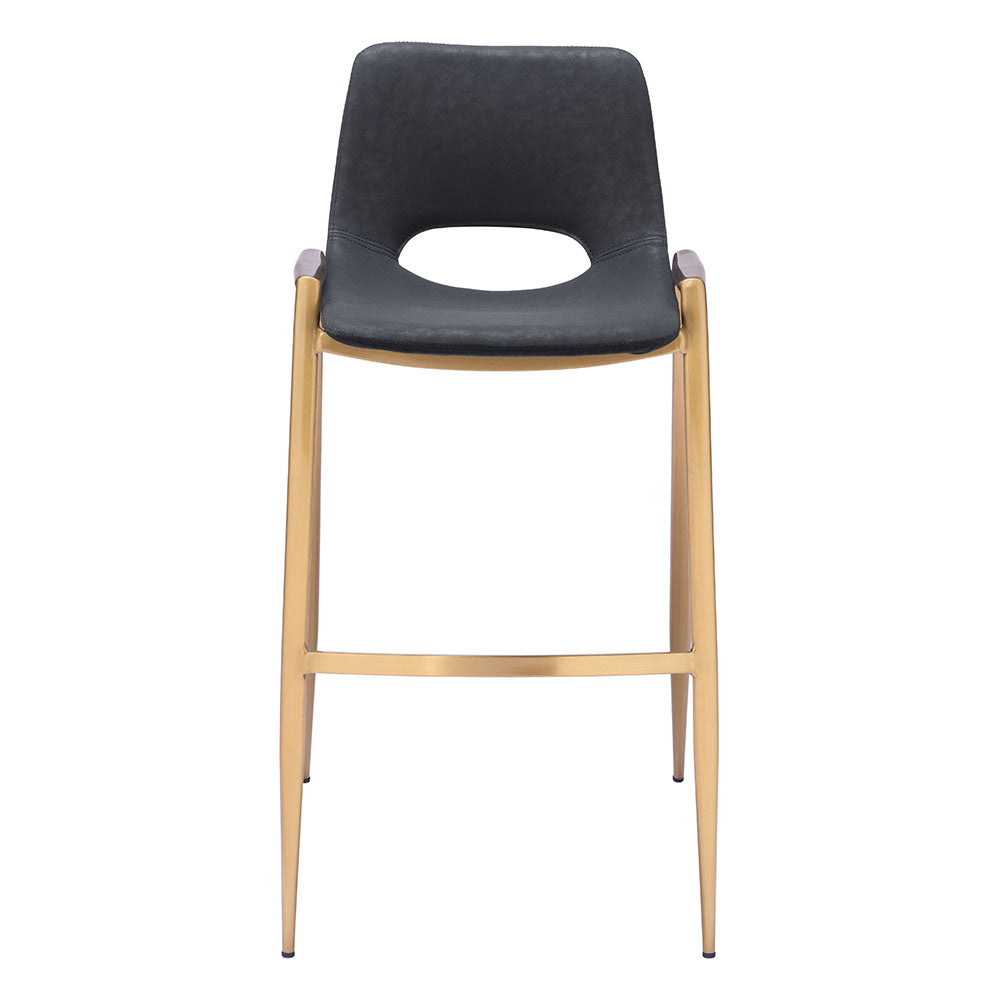 DESI BARSTOOL BLACK & GOLD