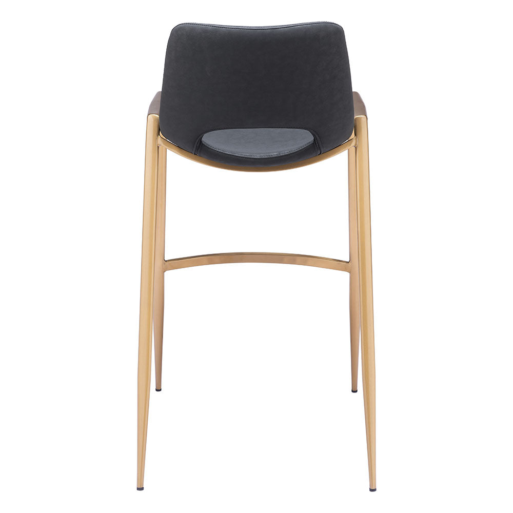 DESI BARSTOOL BLACK & GOLD