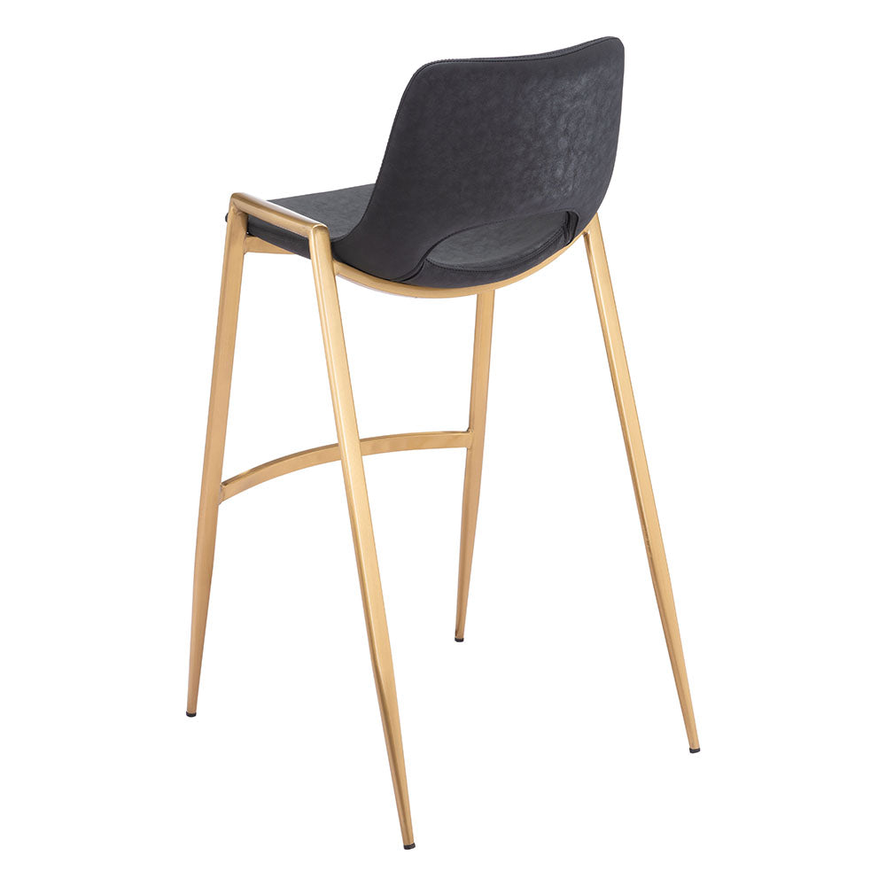 DESI BARSTOOL BLACK & GOLD