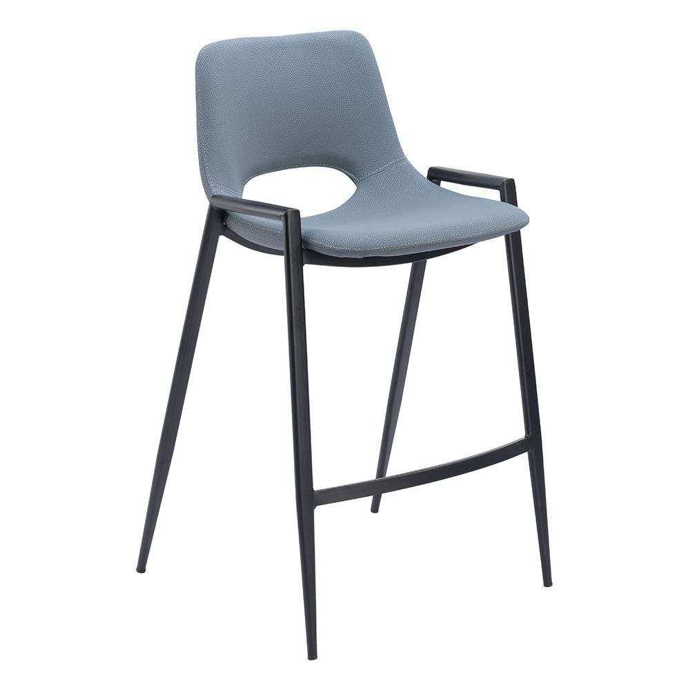 DESI COUNTER STOOL AZURE GRAY