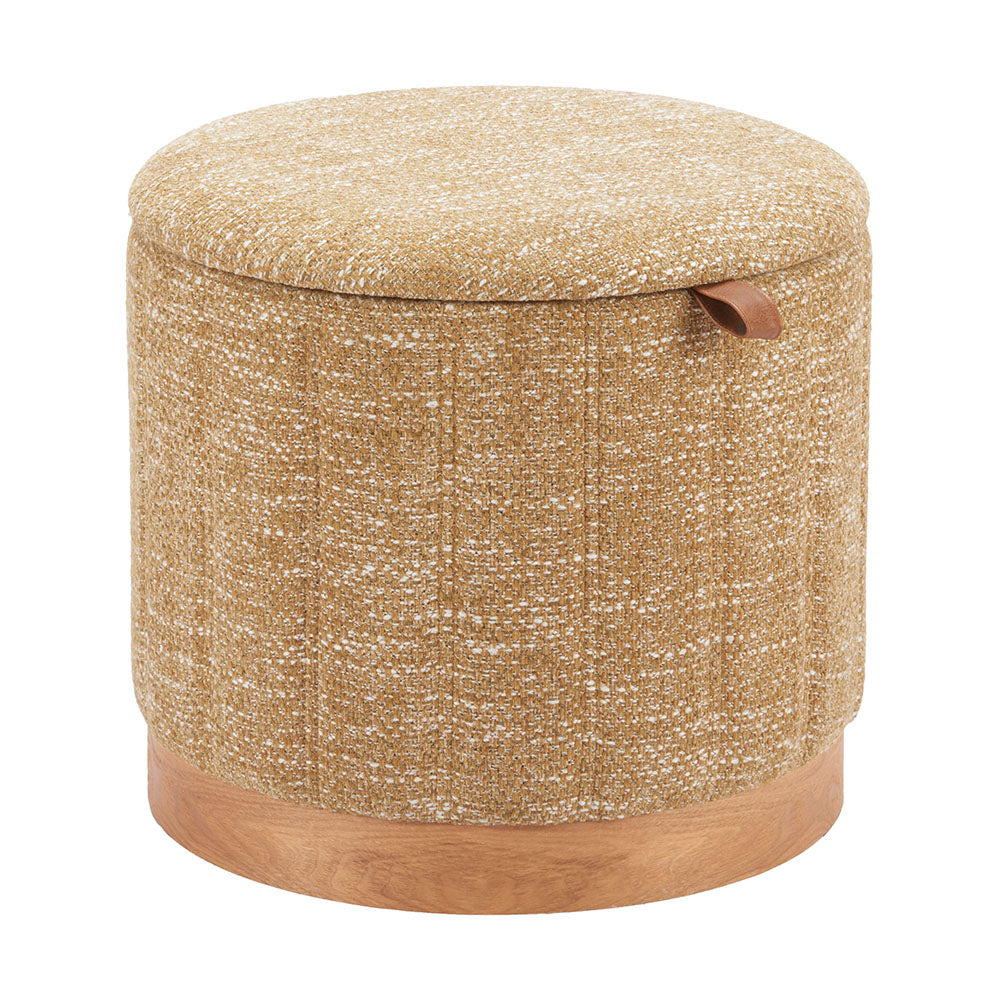 FIJE STORAGE OTTOMAN OAT YELLOW