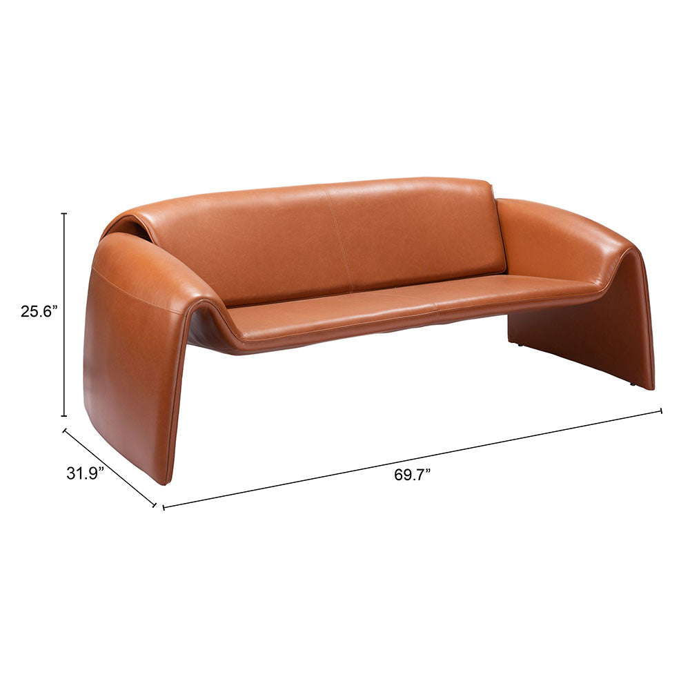 HORTEN SOFA BROWN