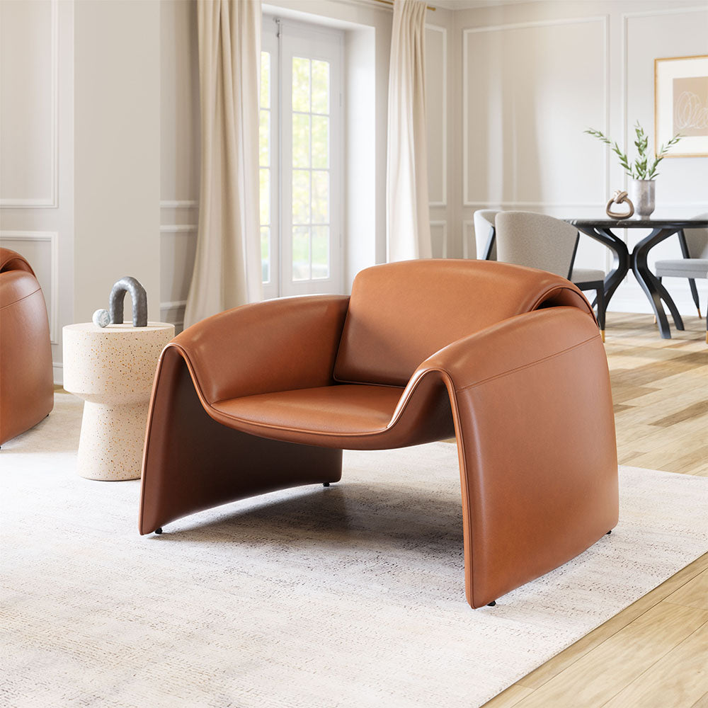 HORTEN ACCENT CHAIR BROWN