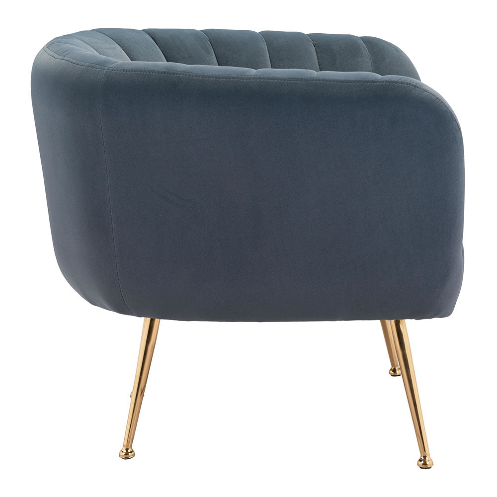 DECO ACCENT CHAIR GRAY