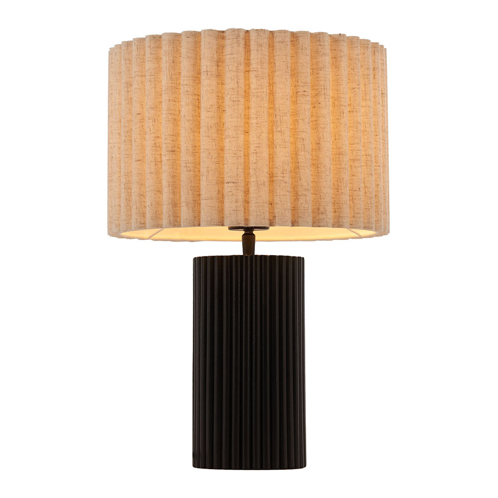 AURORA TABLE LAMP BEIGE & BLACK