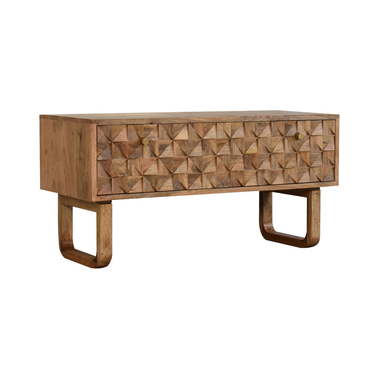 ‘U’ Oak-ish Pineapple Bench