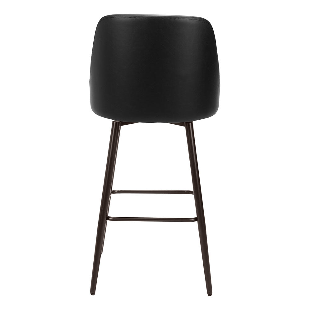 KEPPEL SWIVEL BARSTOOL BLACK & BRONZE
