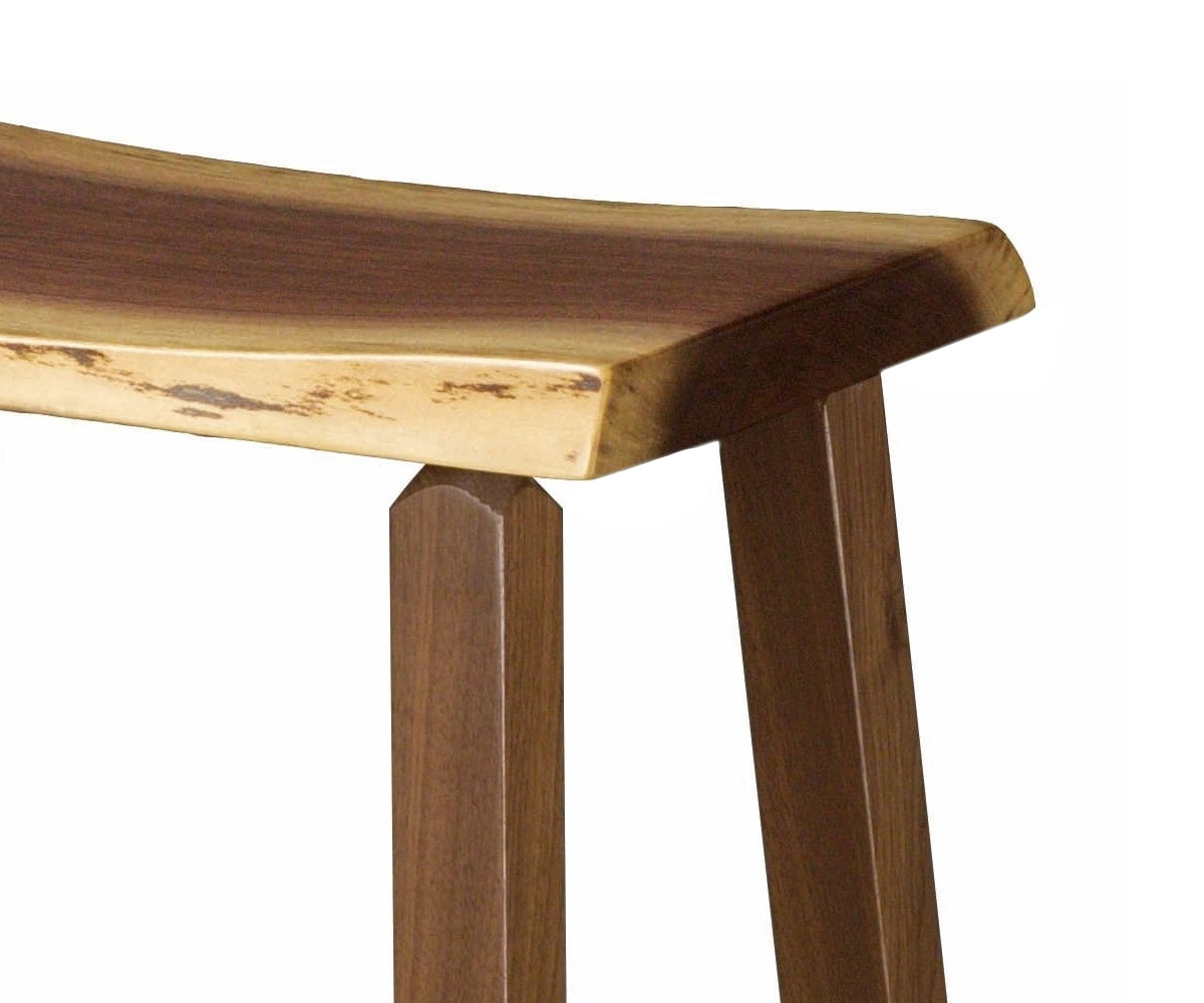 LIVE EDGE BAR CHAIR