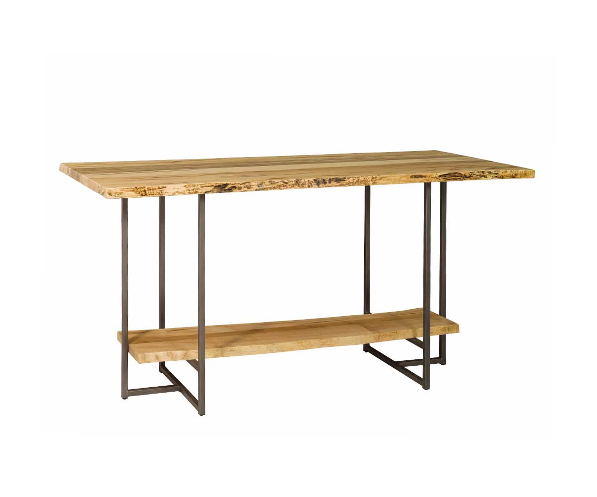 LIVE EDGE BAR & COUNTER TABLE WITH T BASE