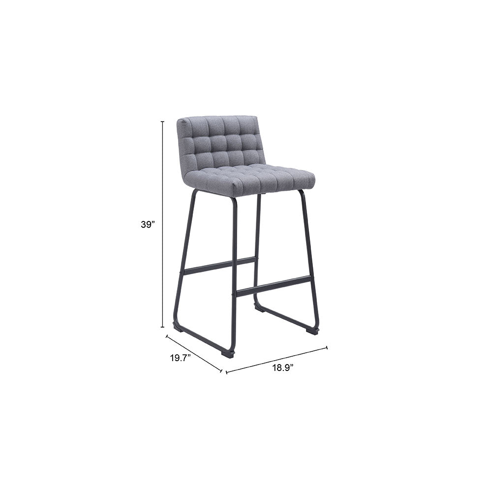 PAGO BARSTOOL GRAY