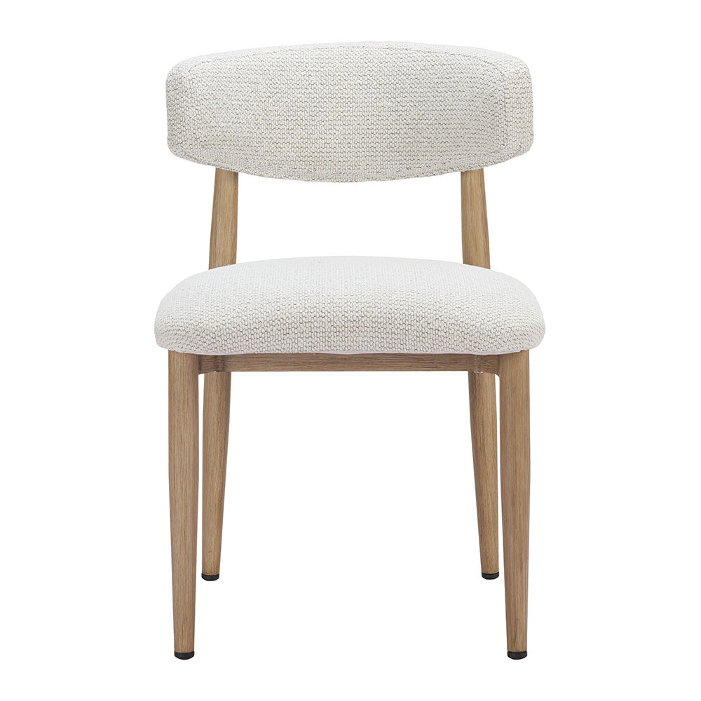 BEGE DINING CHAIR WHITE