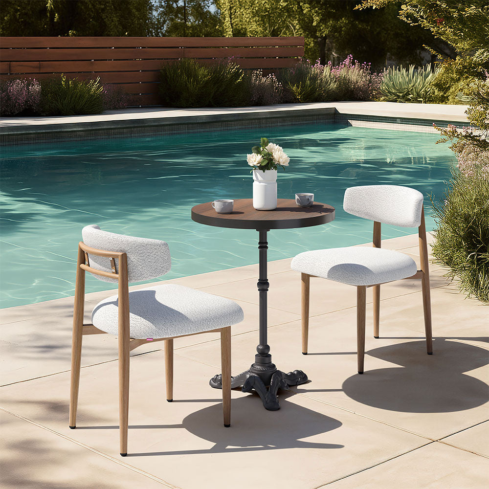 BEGE DINING CHAIR WHITE