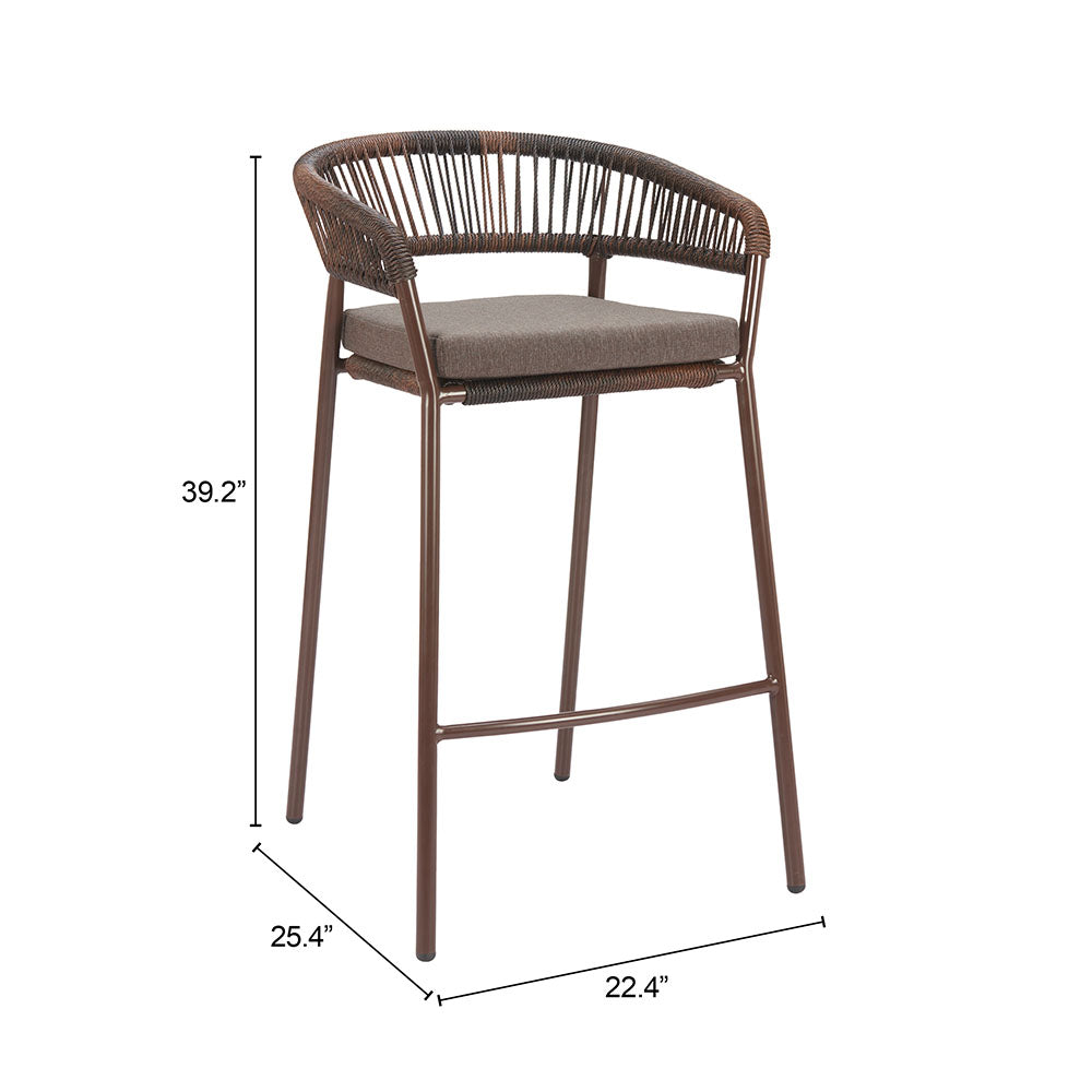 SKYE BARSTOOL BROWN
