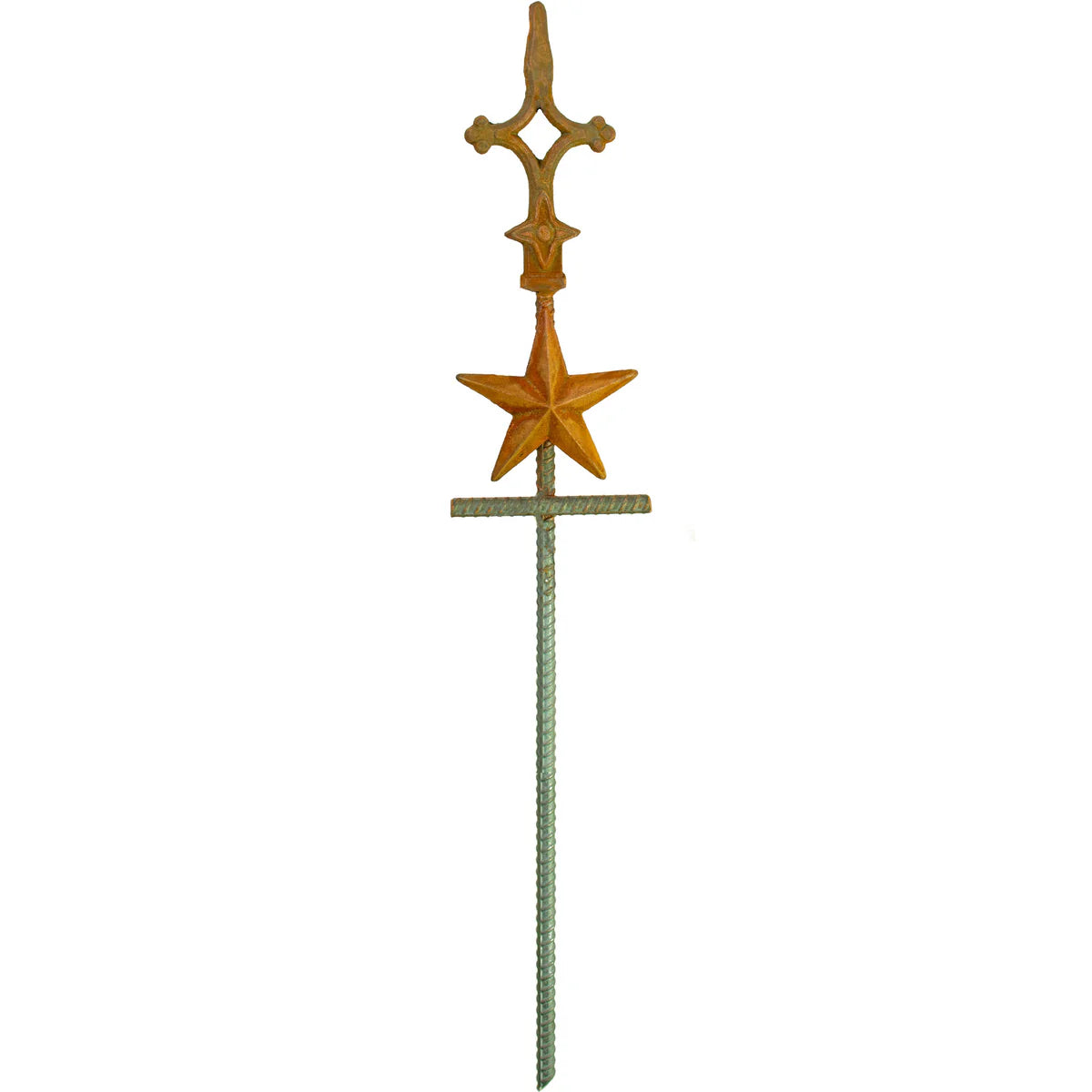 SPEARED TEXAS STAR GARDEN HOSE STAKE GUIDES