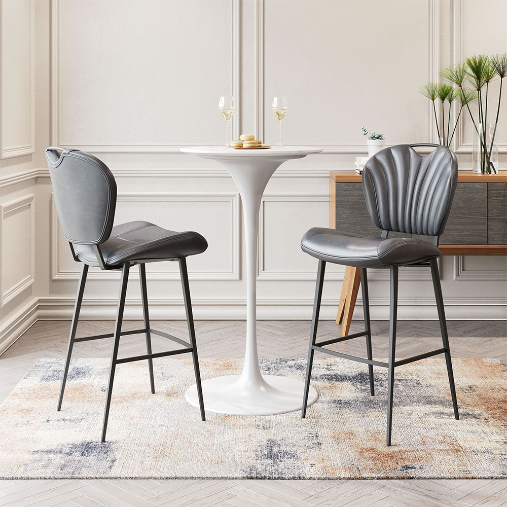 TERRENCE BARSTOOL VINTAGE GRAY