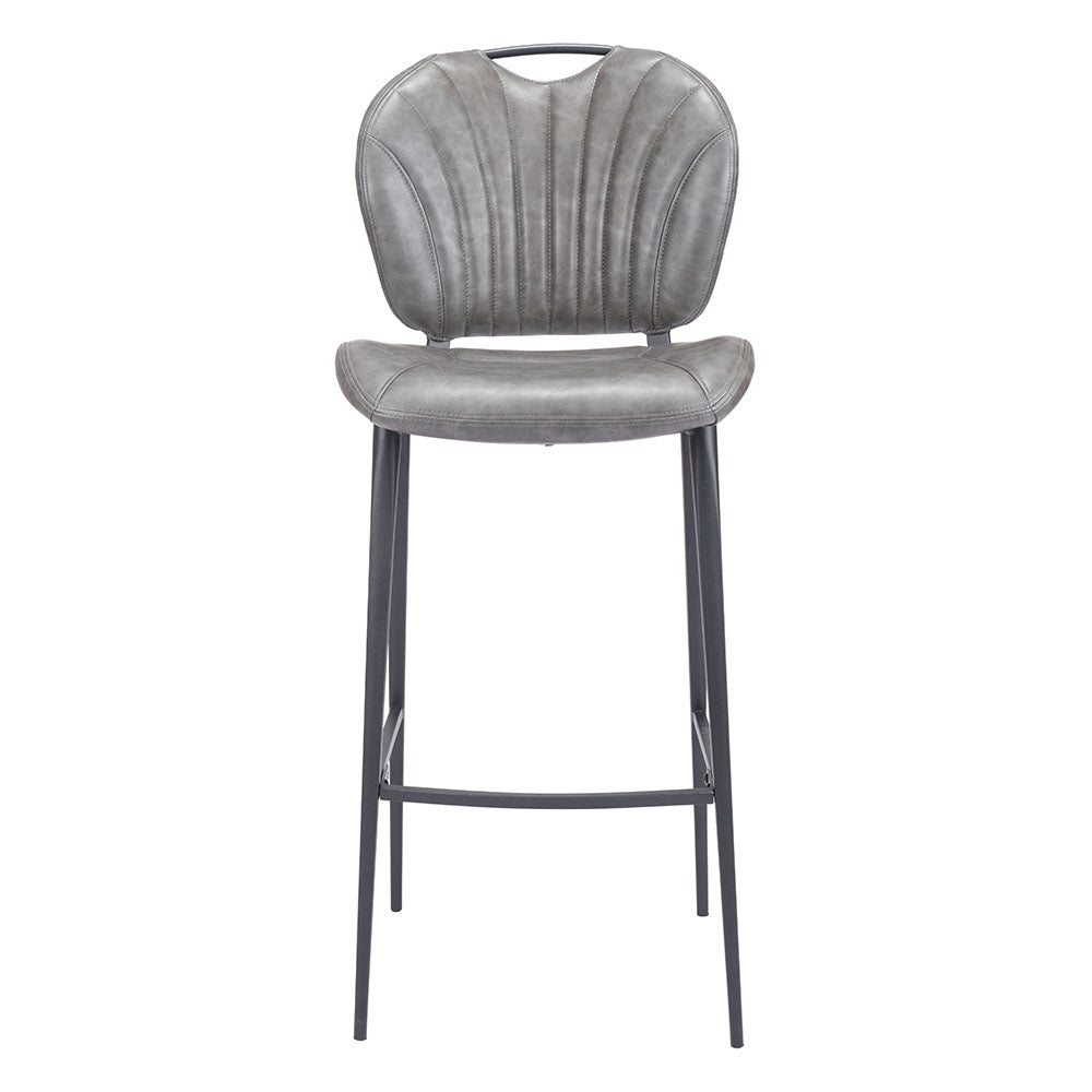TERRENCE BARSTOOL VINTAGE GRAY