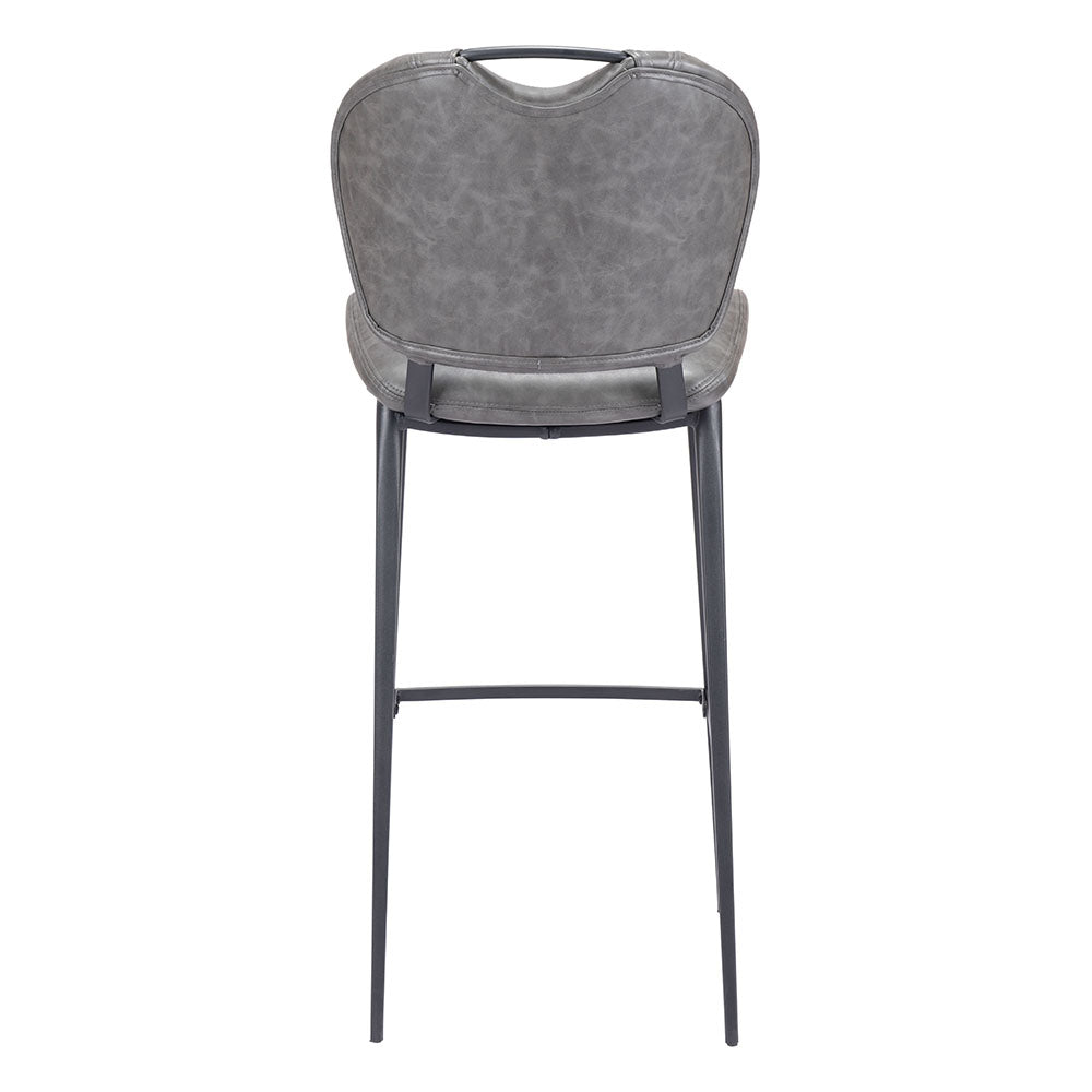 TERRENCE BARSTOOL VINTAGE GRAY