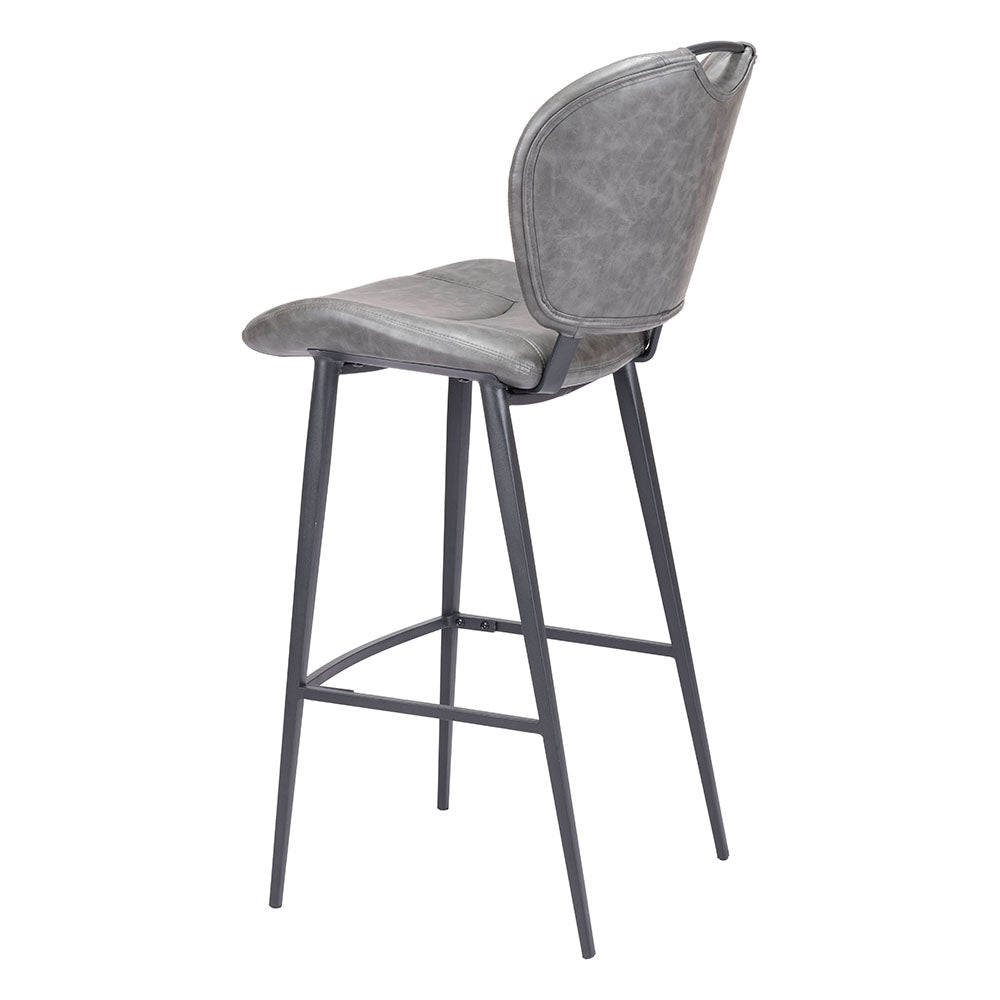 TERRENCE BARSTOOL VINTAGE GRAY