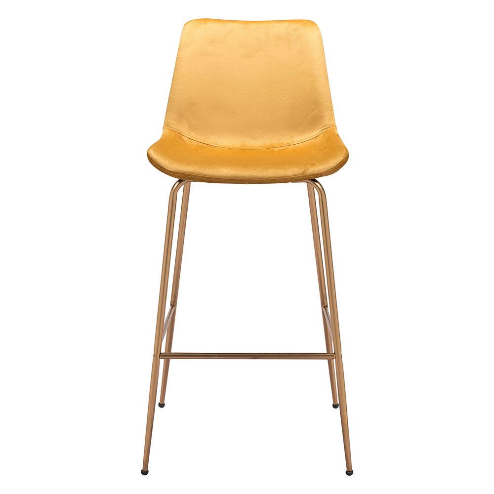 TONY BARSTOOL YELLOW & GOLD