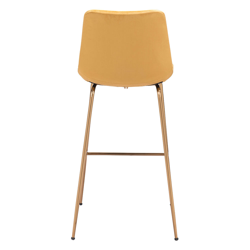 TONY BARSTOOL YELLOW & GOLD