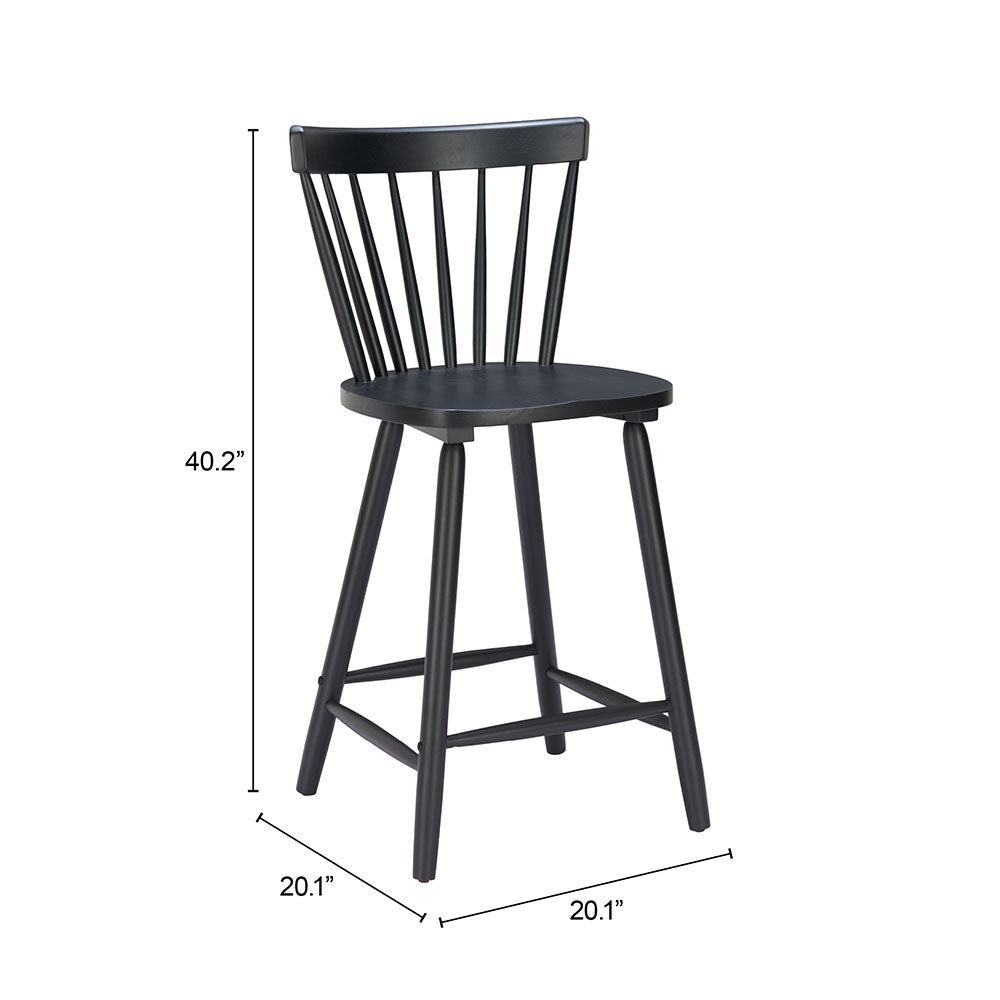 TYCE COUNTER STOOL BLACK