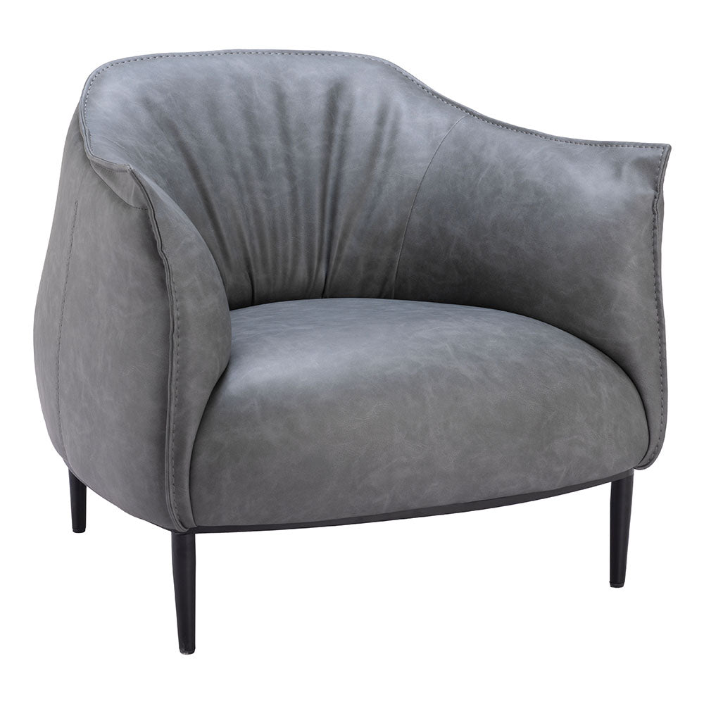 JULIAN ACCENT CHAIR GRAY