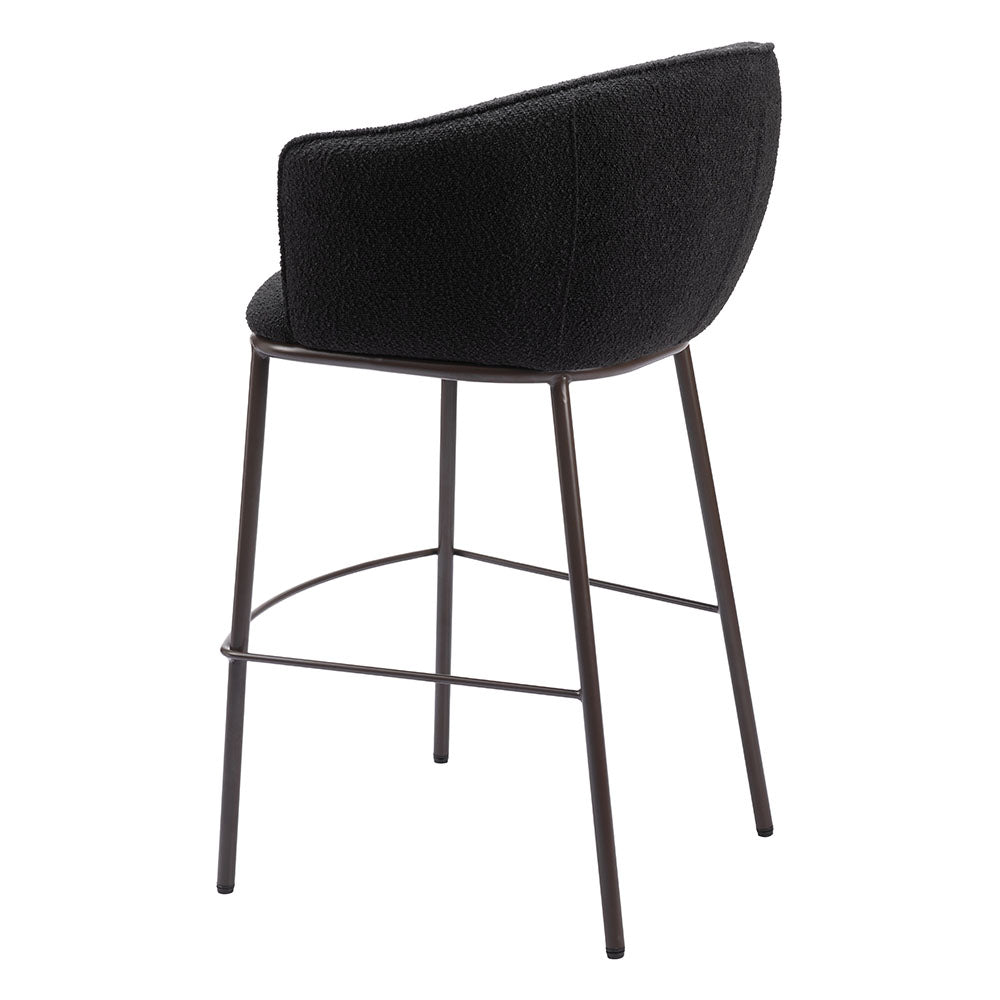 ESSEN BARSTOOL BLACK & BRONZE